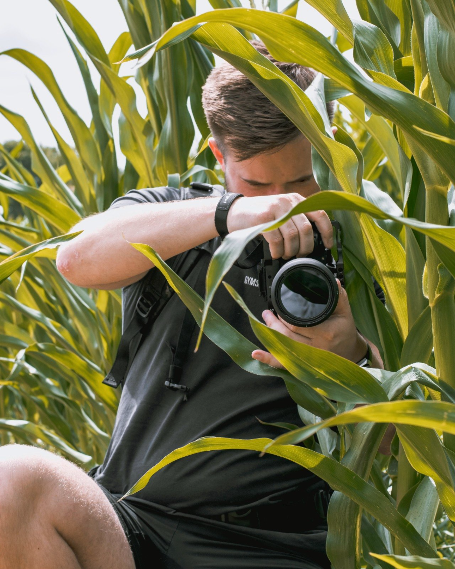 Behind the camera