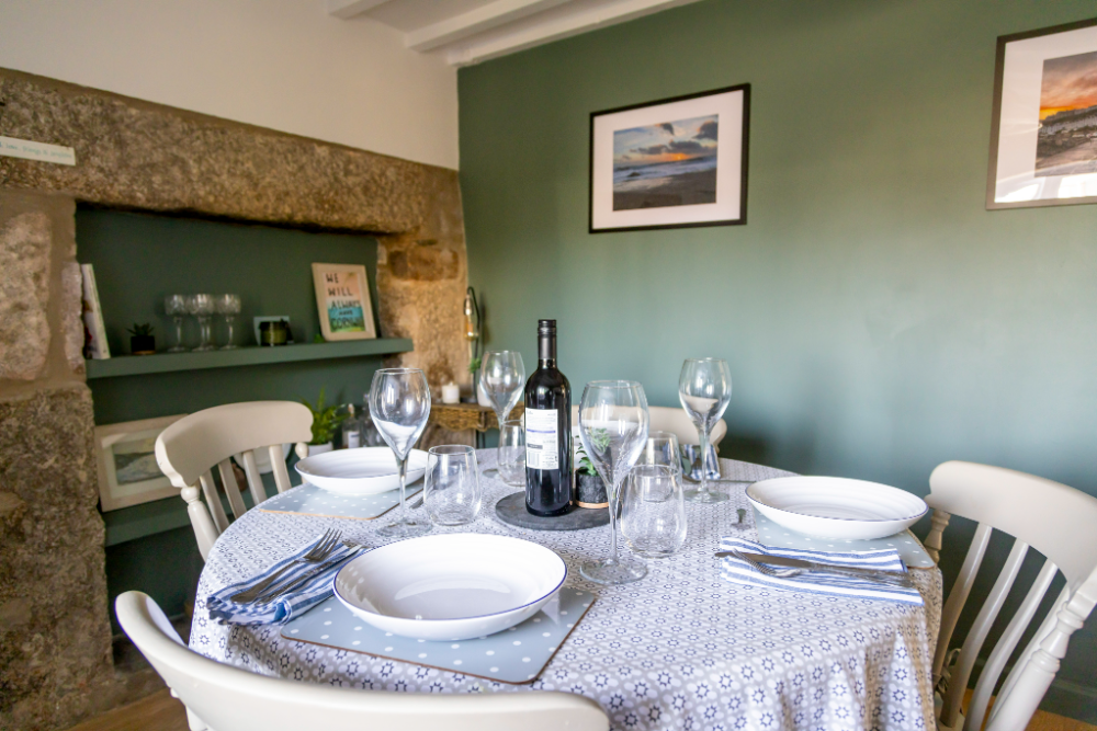 Dining room interior property photograph